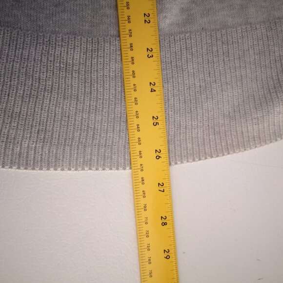 Reitmans Ladies 3/4 Length Sleeves Size XS Light Grey Lightweight Open Cardigan - Picture 9 of 10